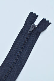 Fermoar De Plastic Fix 3mm, 20cm, Bleumarin