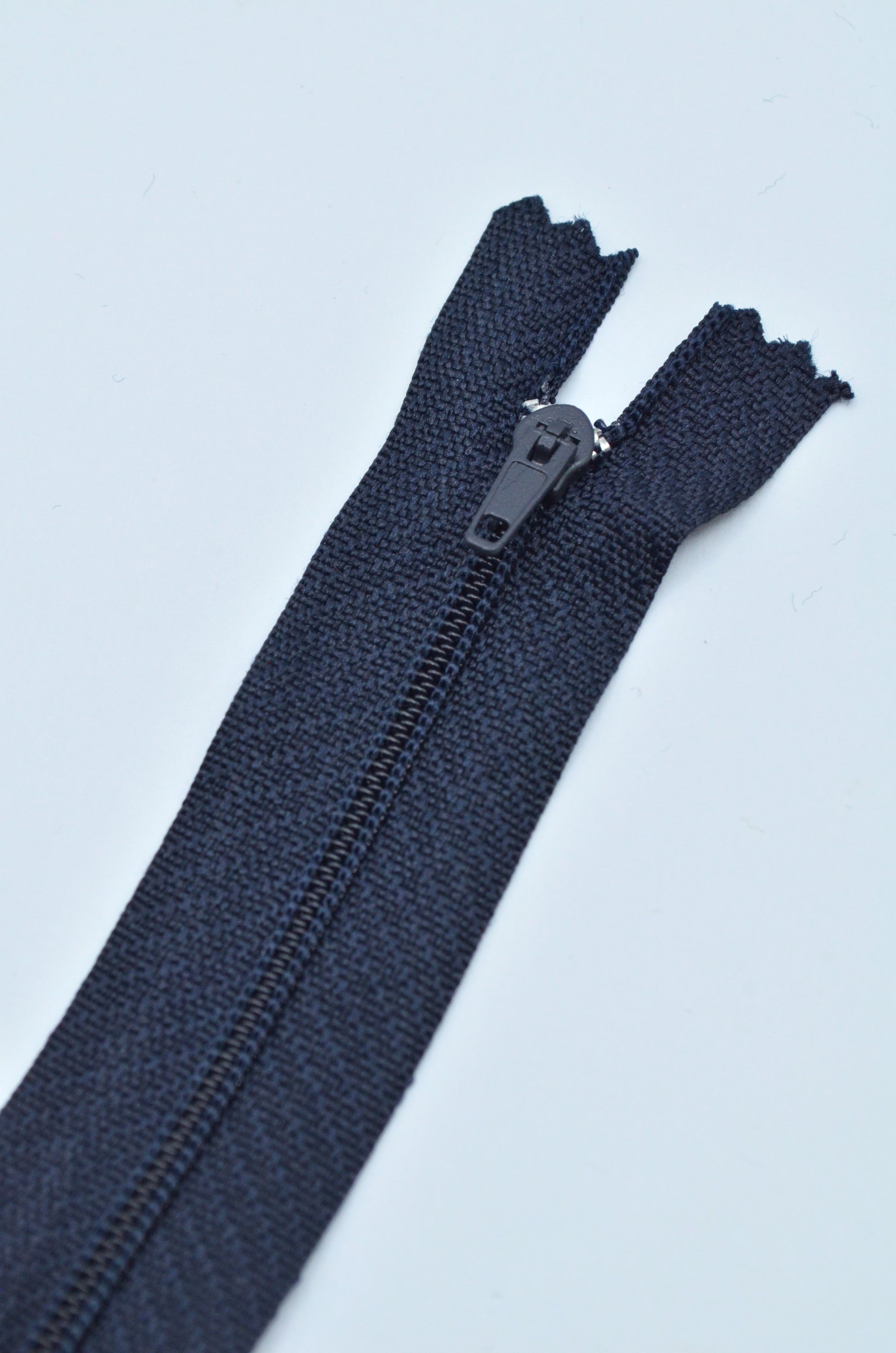 Fermoar De Plastic Fix 3mm, 20cm, Bleumarin