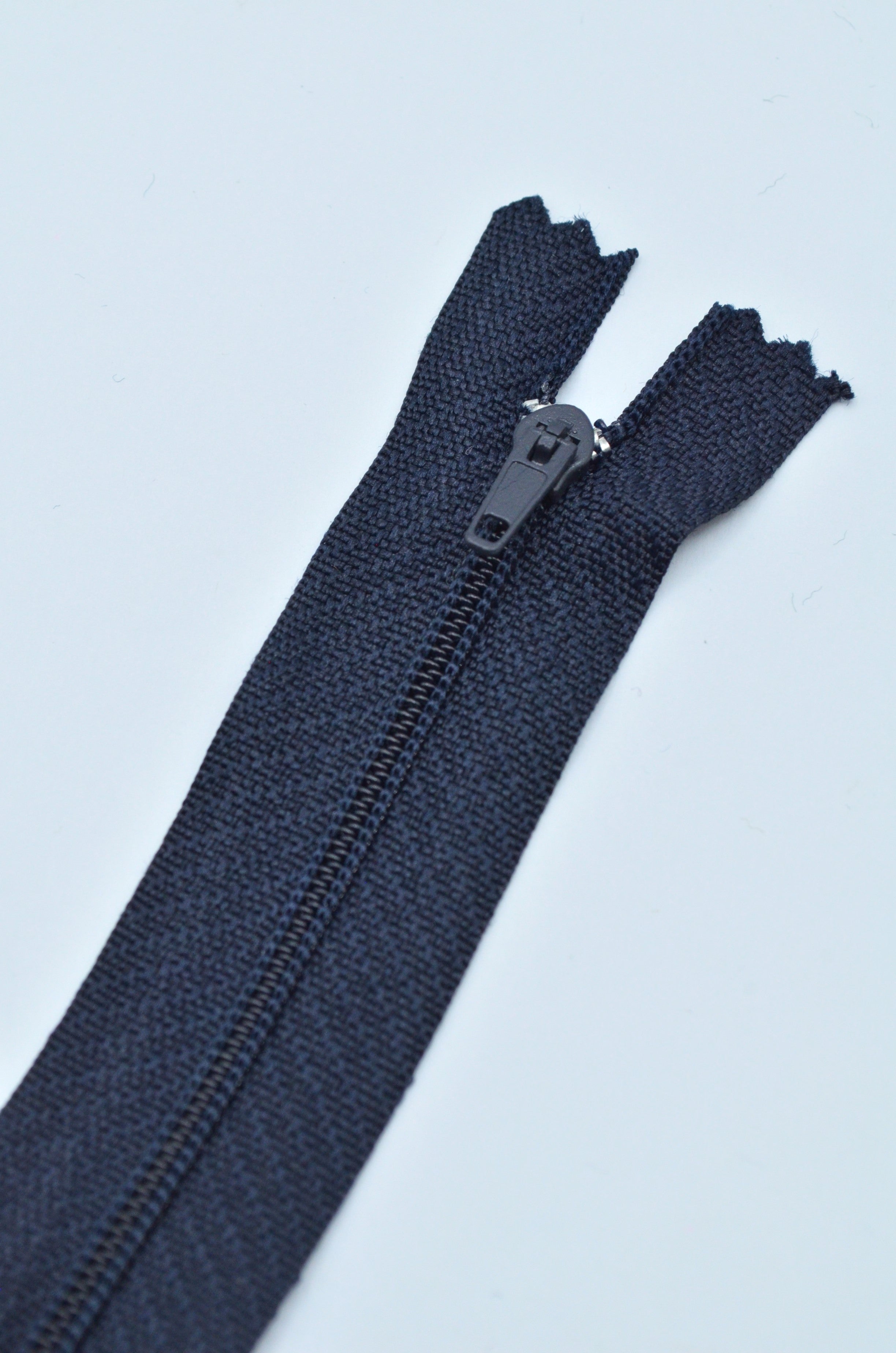 Fermoar De Plastic Fix 3mm, 20cm, Bleumarin