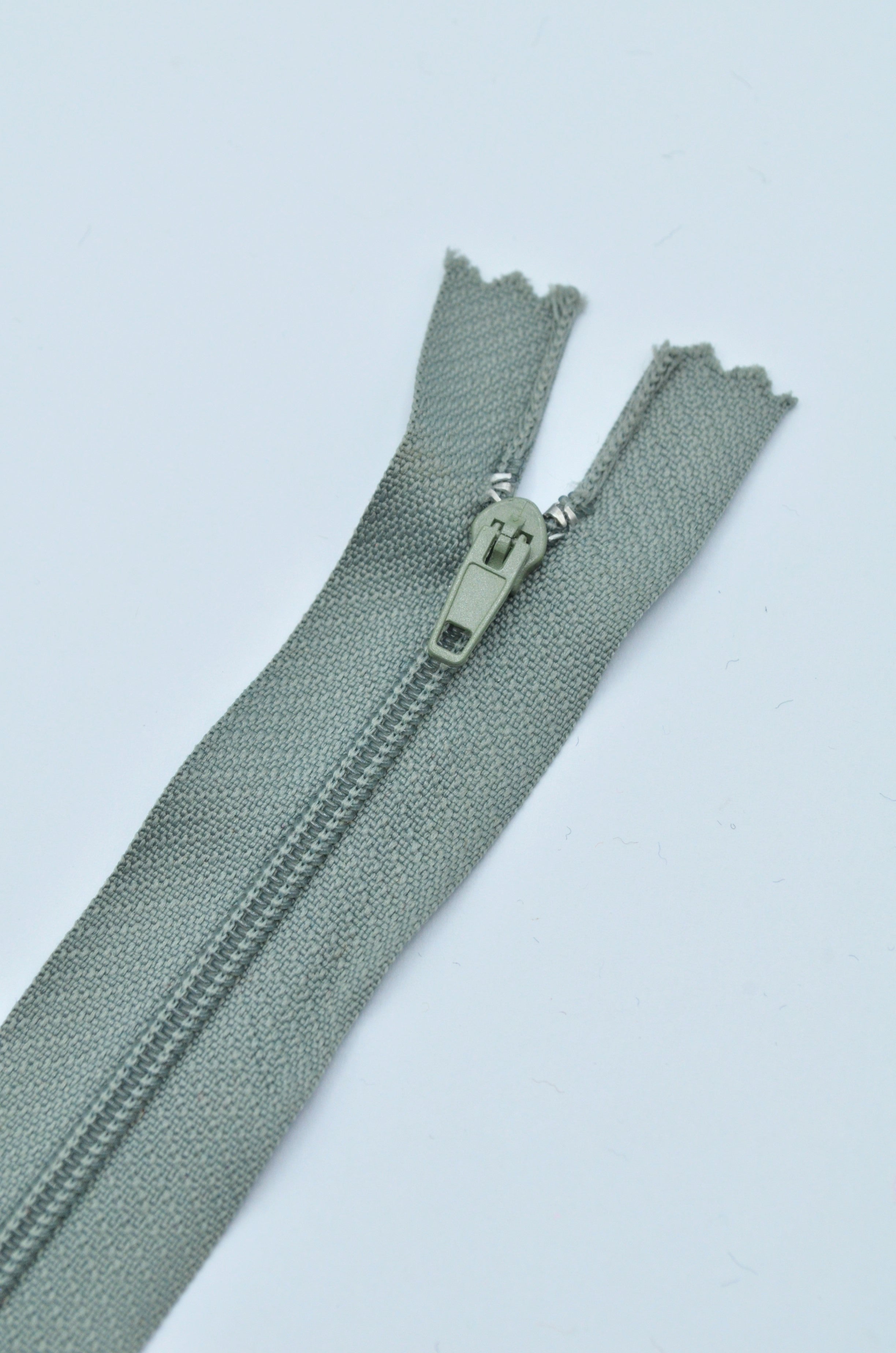 Fermoar De Plastic Fix 3mm, 20cm, Kaki Deschis