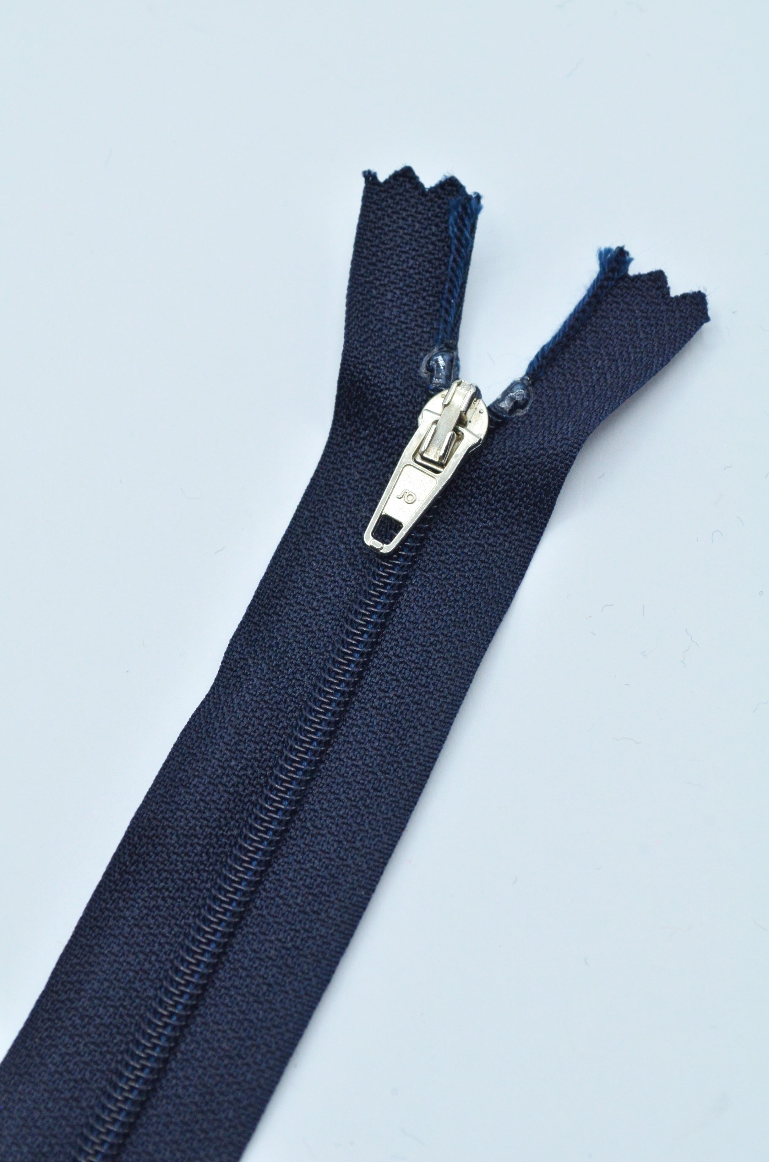 Fermoar De Plastic Fix 3mm, 20cm, Bleumarin