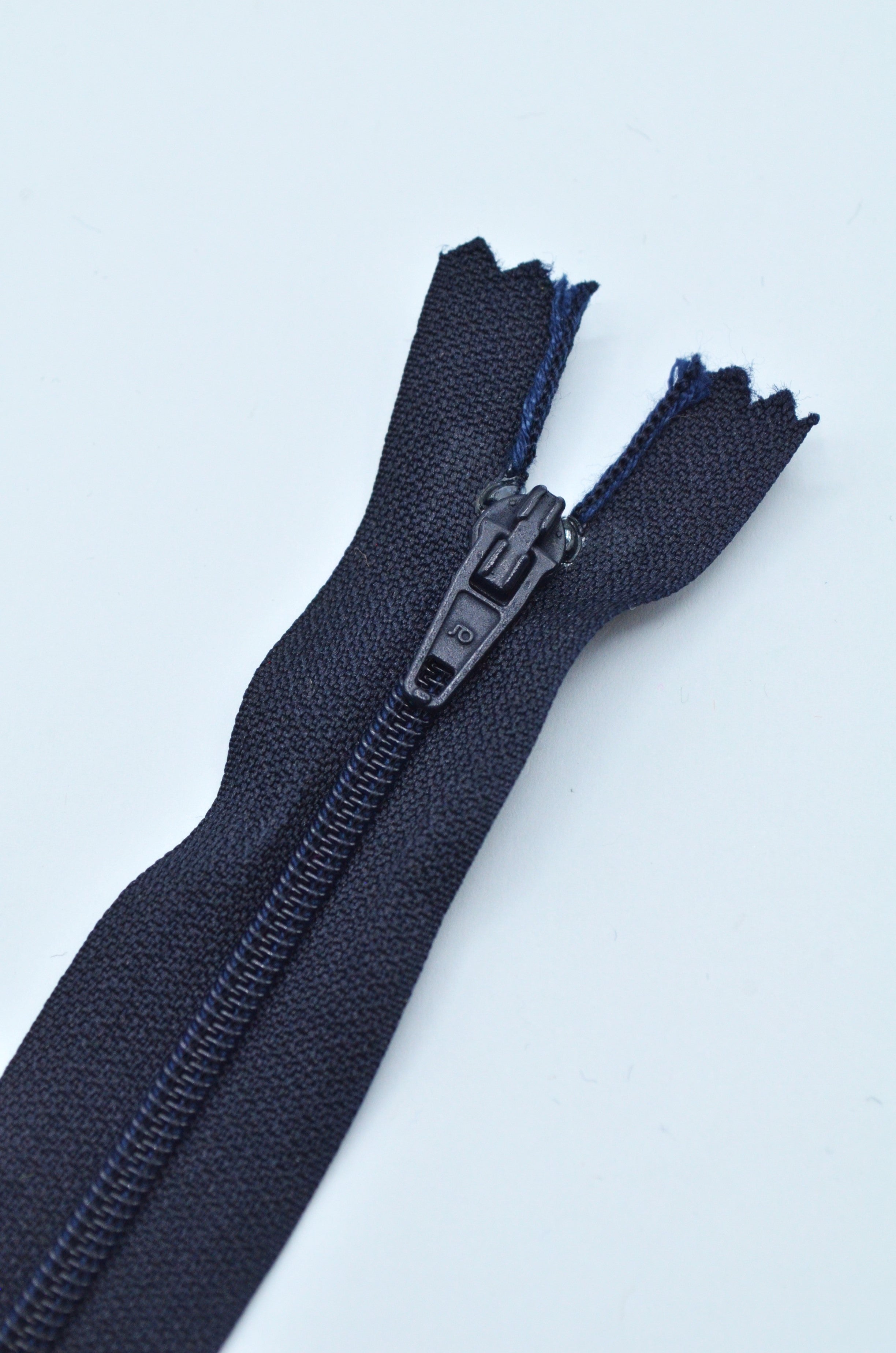 Fermoar De Plastic Fix 3mm, 16cm, Bleumarin