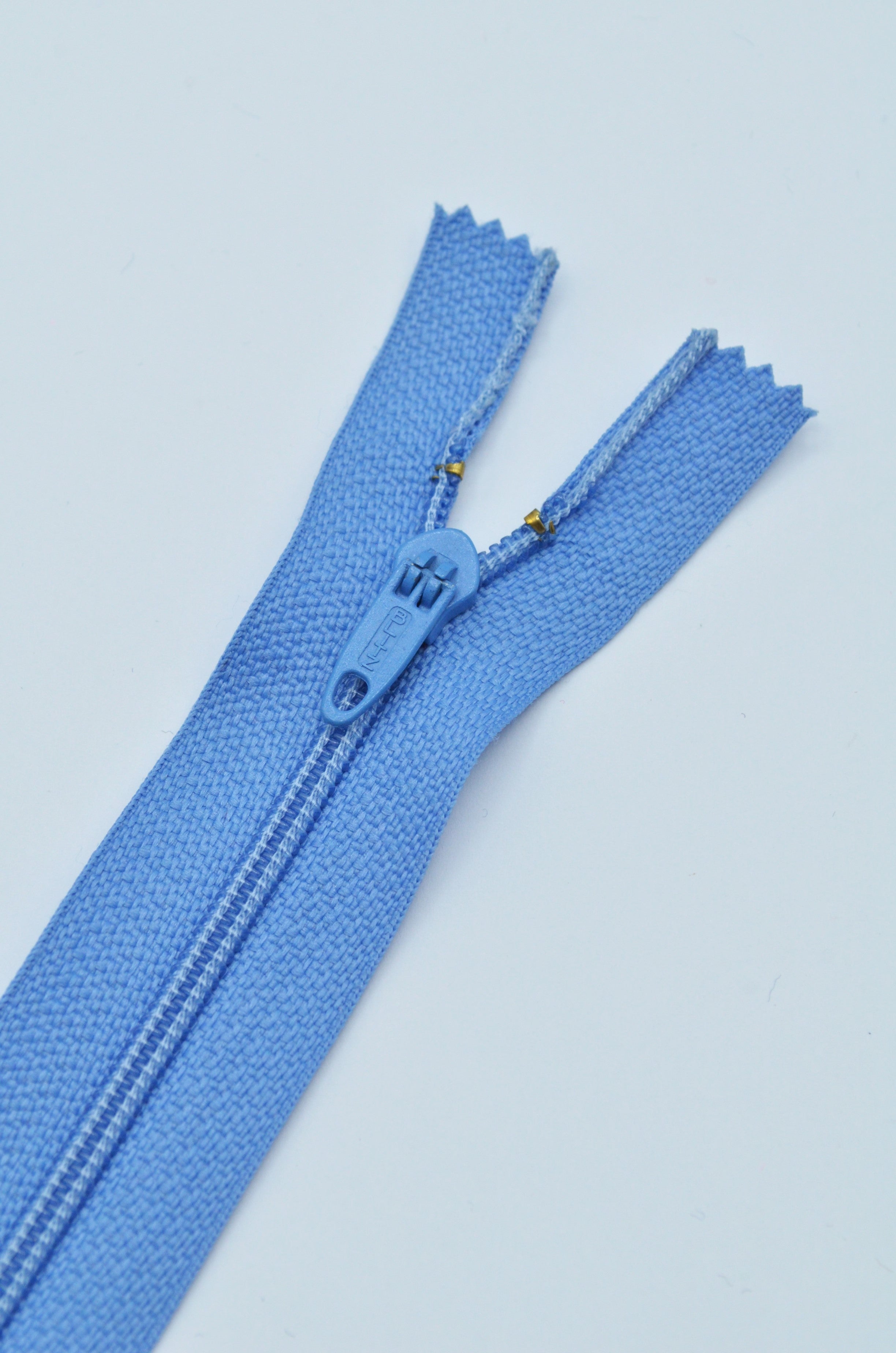 Fermoar De Plastic Fix 3mm, 20cm, Albastru