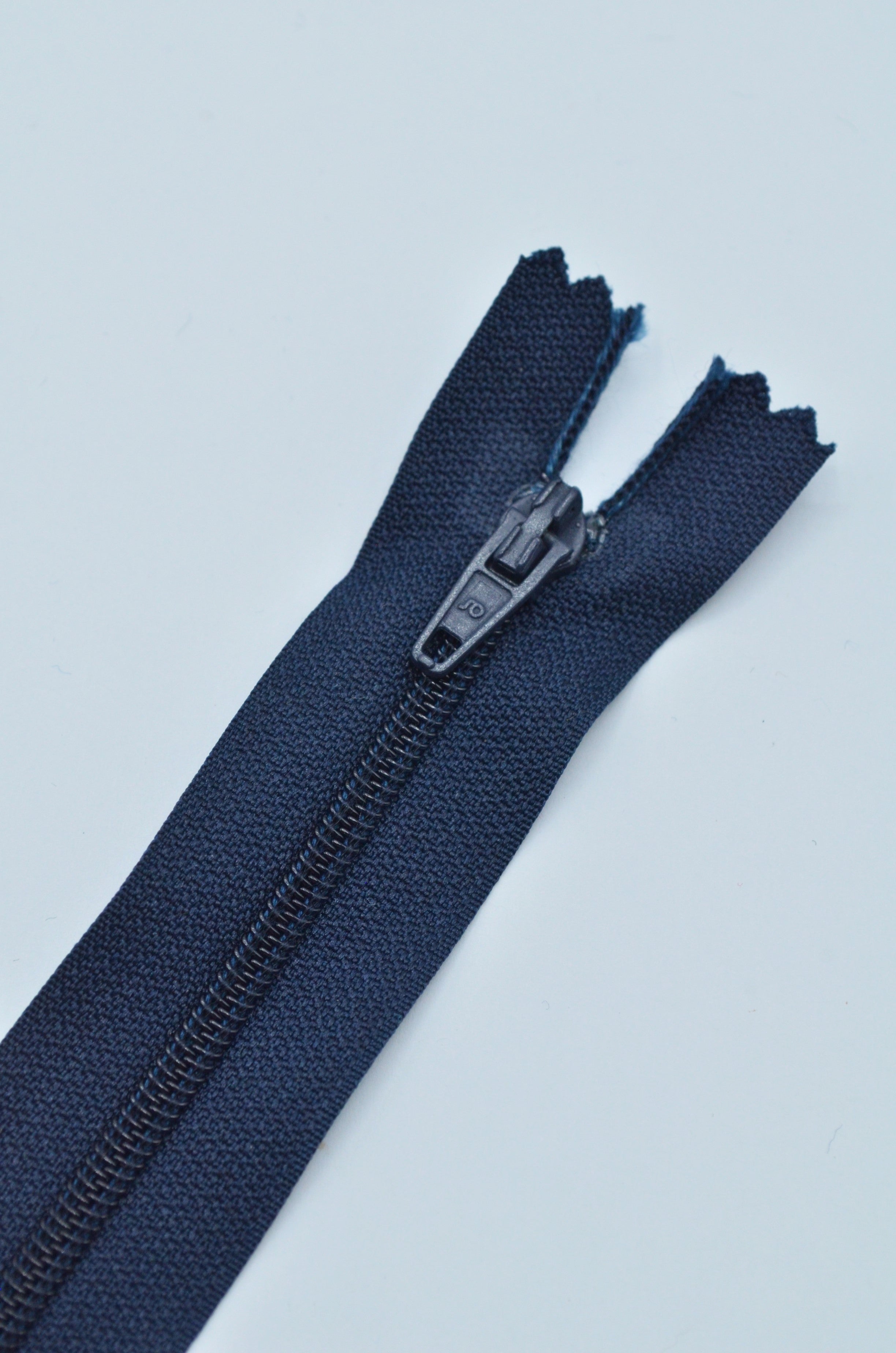 Fermoar De Plastic Fix 3mm, 14cm, Bleumarin