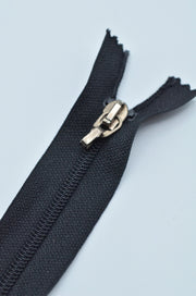 Fermoar De Plastic Fix 3mm, 14cm, Negru