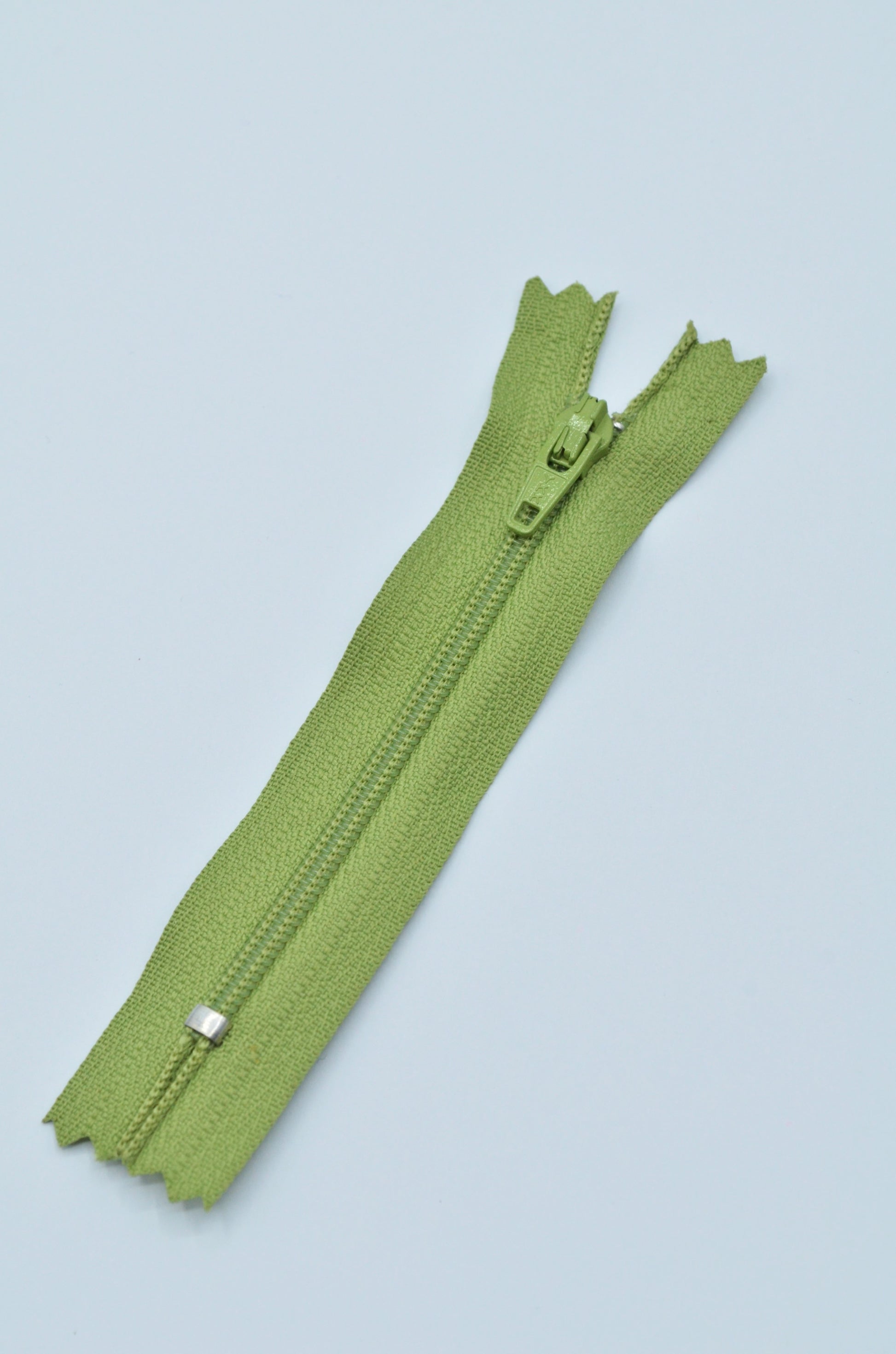 Fermoar De Plastic Fix 3mm, 10cm, Verde