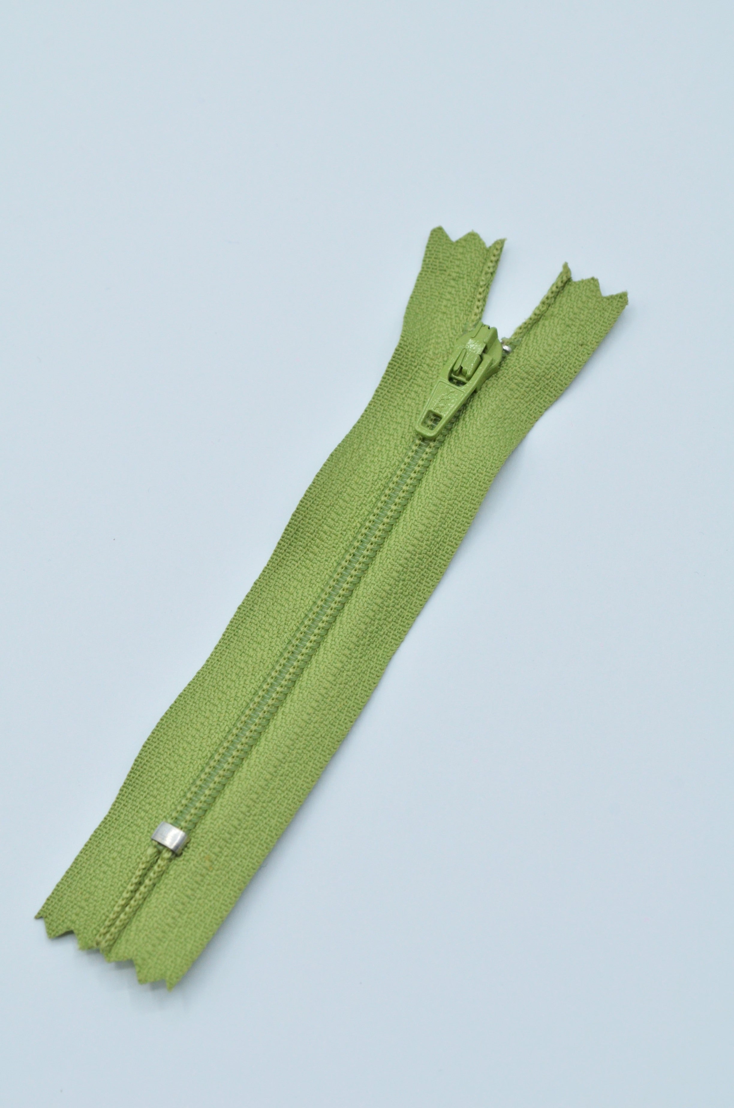 Fermoar De Plastic Fix 3mm, 10cm, Verde