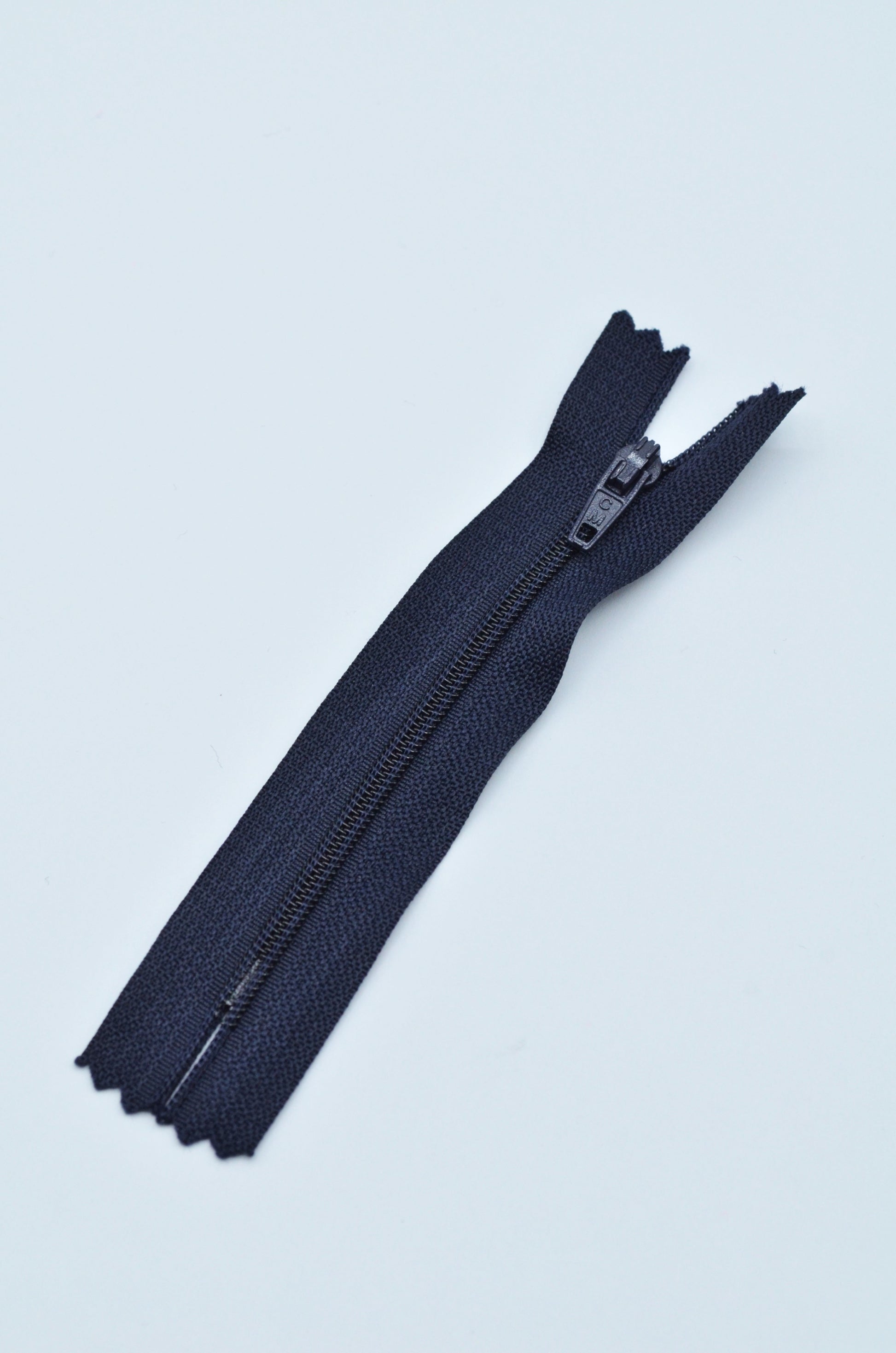 Fermoar De Plastic Fix 3mm, 10cm, Bleumarin