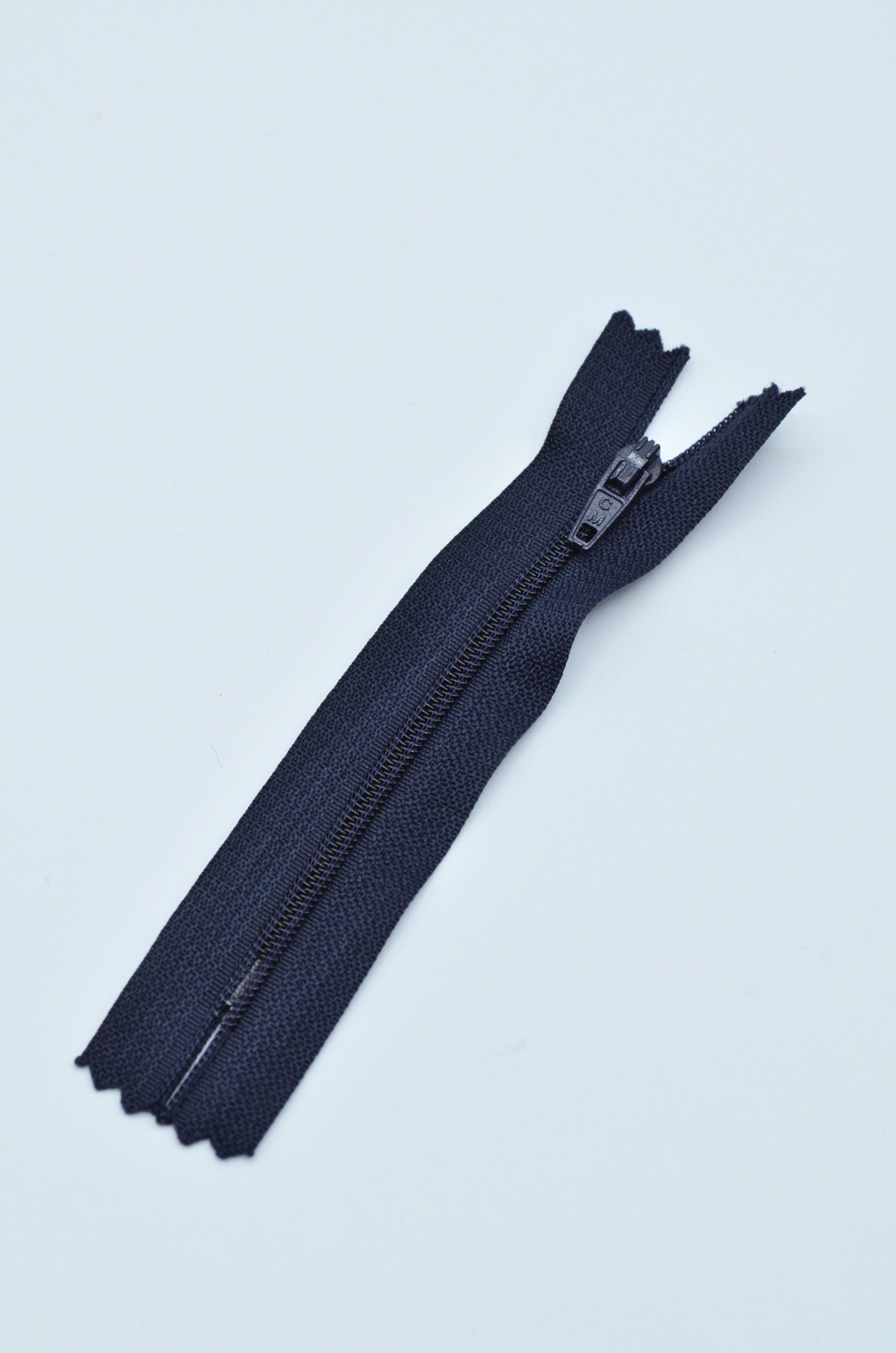 Fermoar De Plastic Fix 3mm, 10cm, Bleumarin