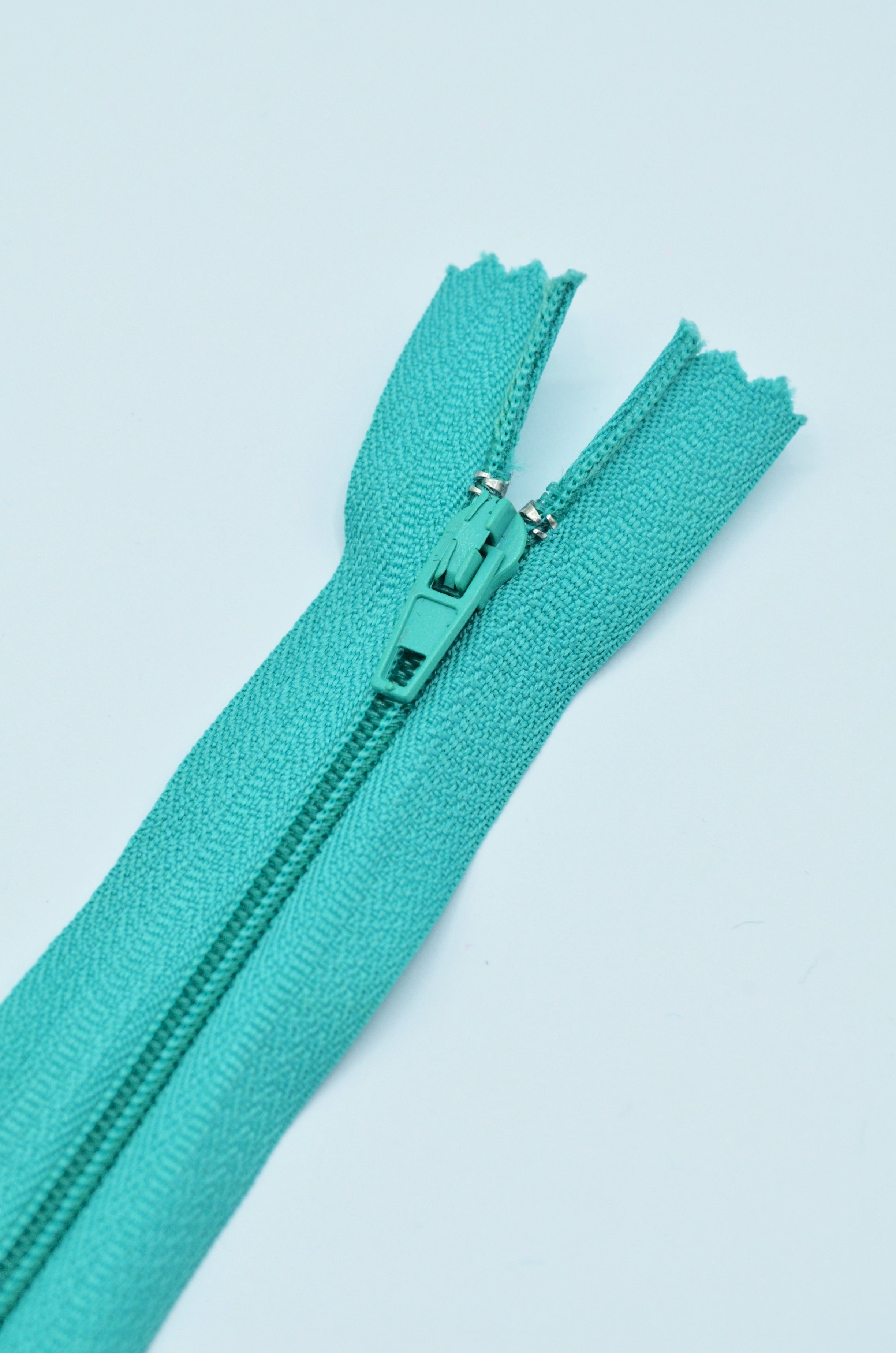 Fermoar De Plastic Fix 3mm, 20cm, Turcoaz