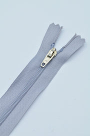 Fermoar De Plastic Fix 3mm, 16cm, Gri Lila