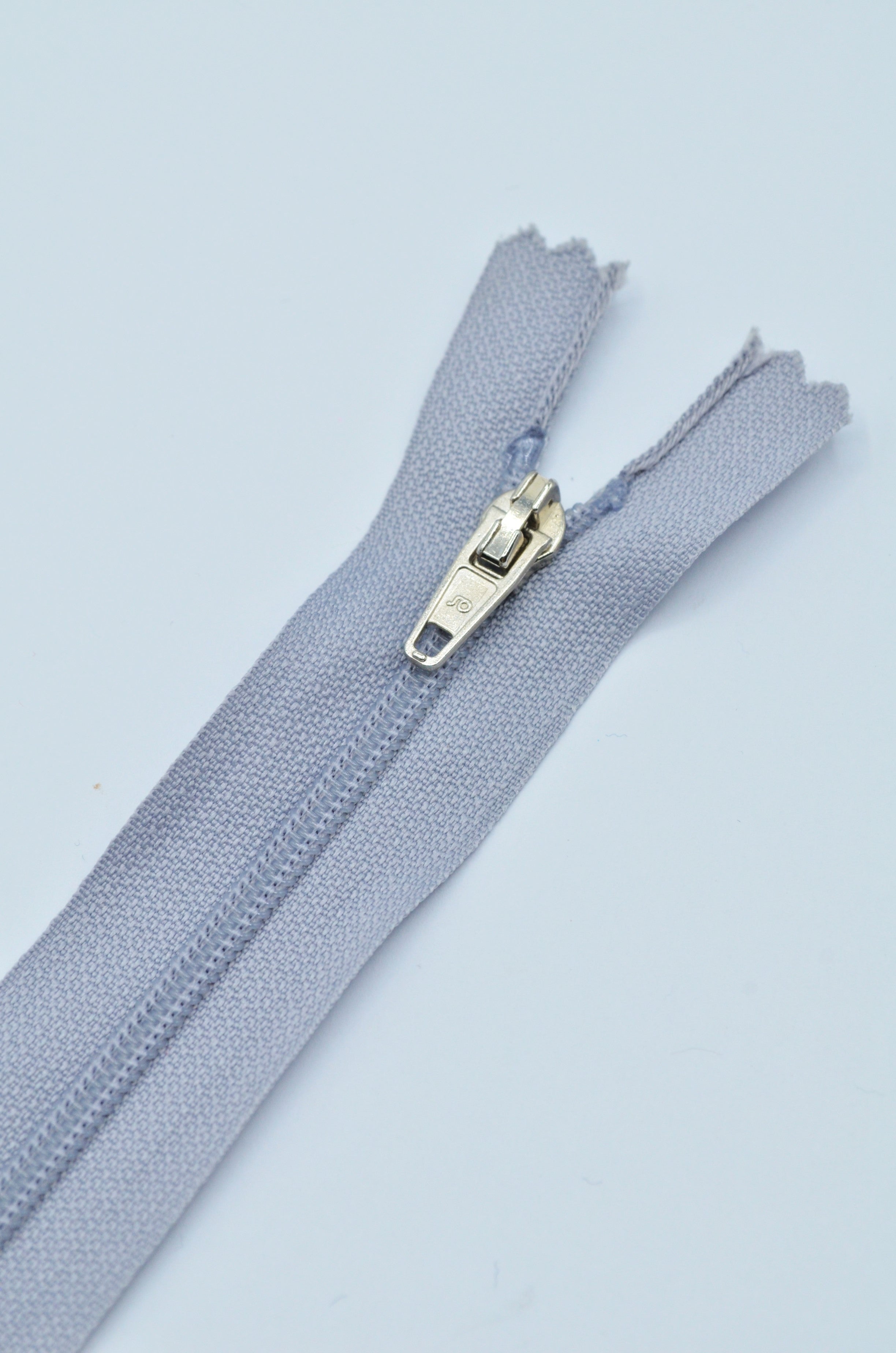 Fermoar De Plastic Fix 3mm, 16cm, Gri Lila