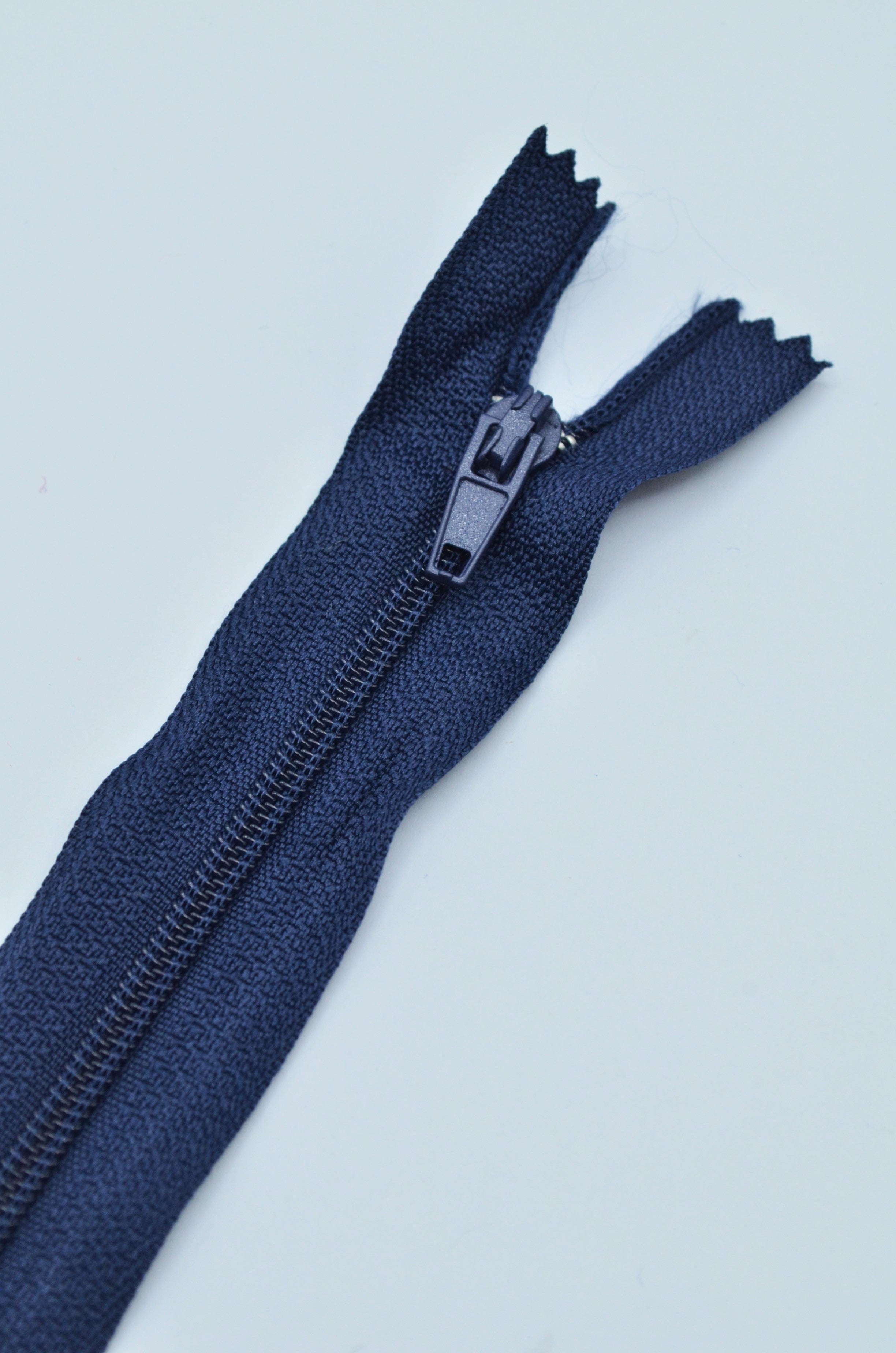 Fermoar De Plastic Fix 3mm, 20cm, Bleumarin
