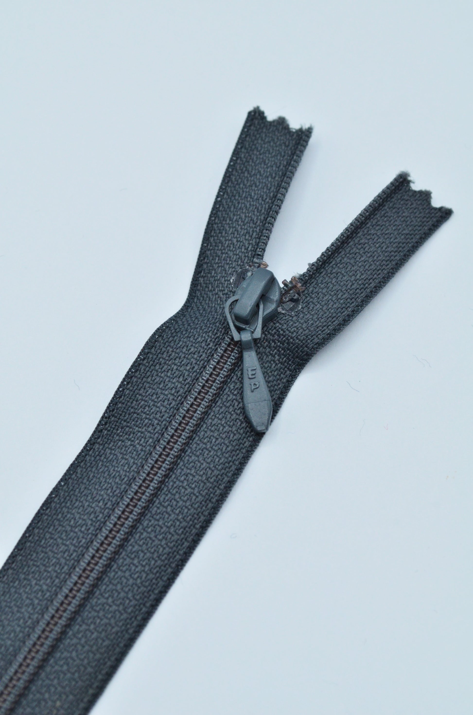 Fermoar De Plastic Spirala 3mm, 22cm, Gri