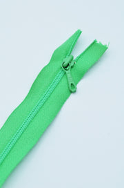 Fermoar De Plastic Fix 3mm, 22cm, Verde Neon