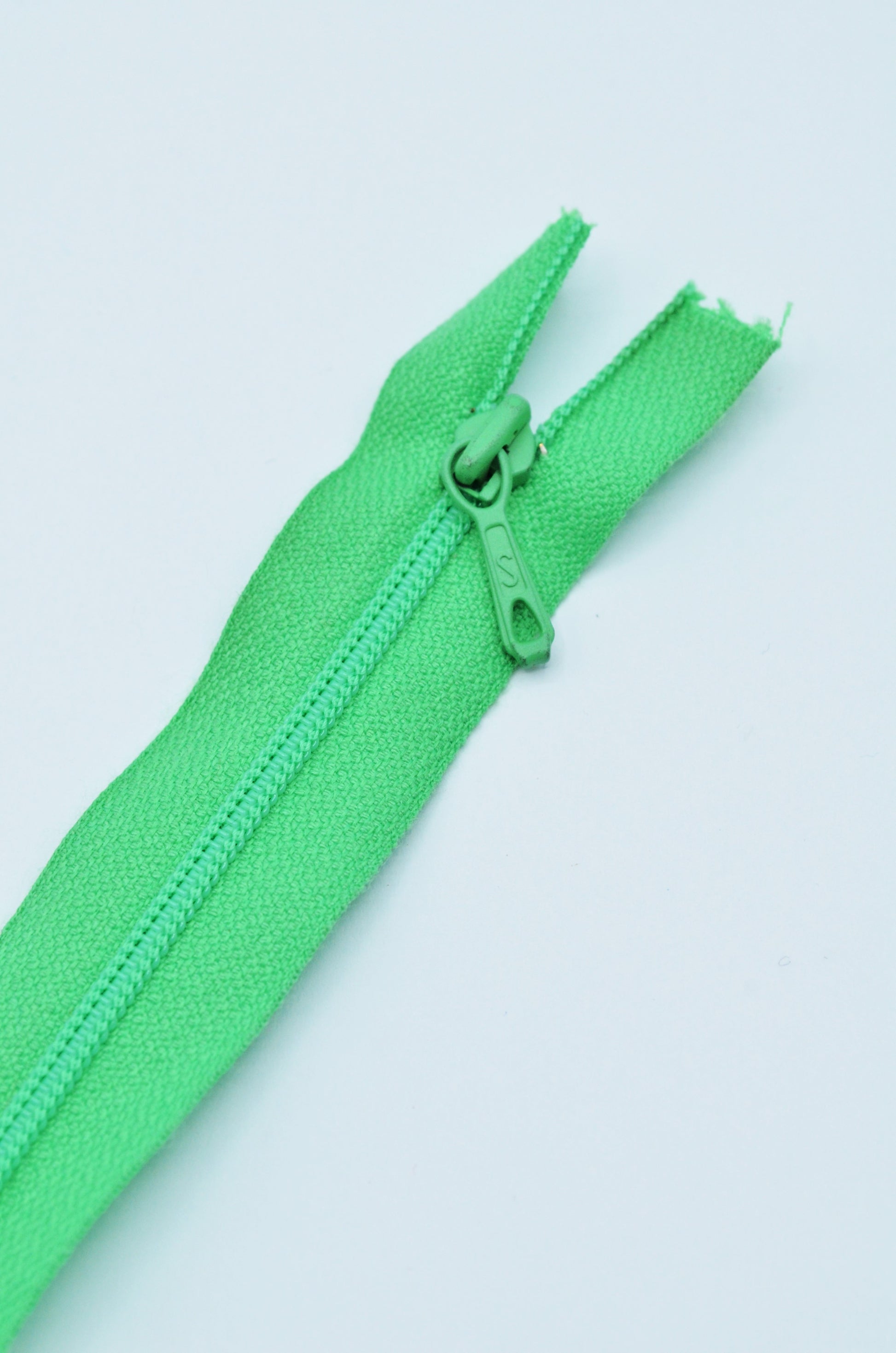 Fermoar De Plastic Fix 3mm, 22cm, Verde Neon