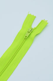 Fermoar De Plastic Fix 3mm, 17cm, Galben Neon