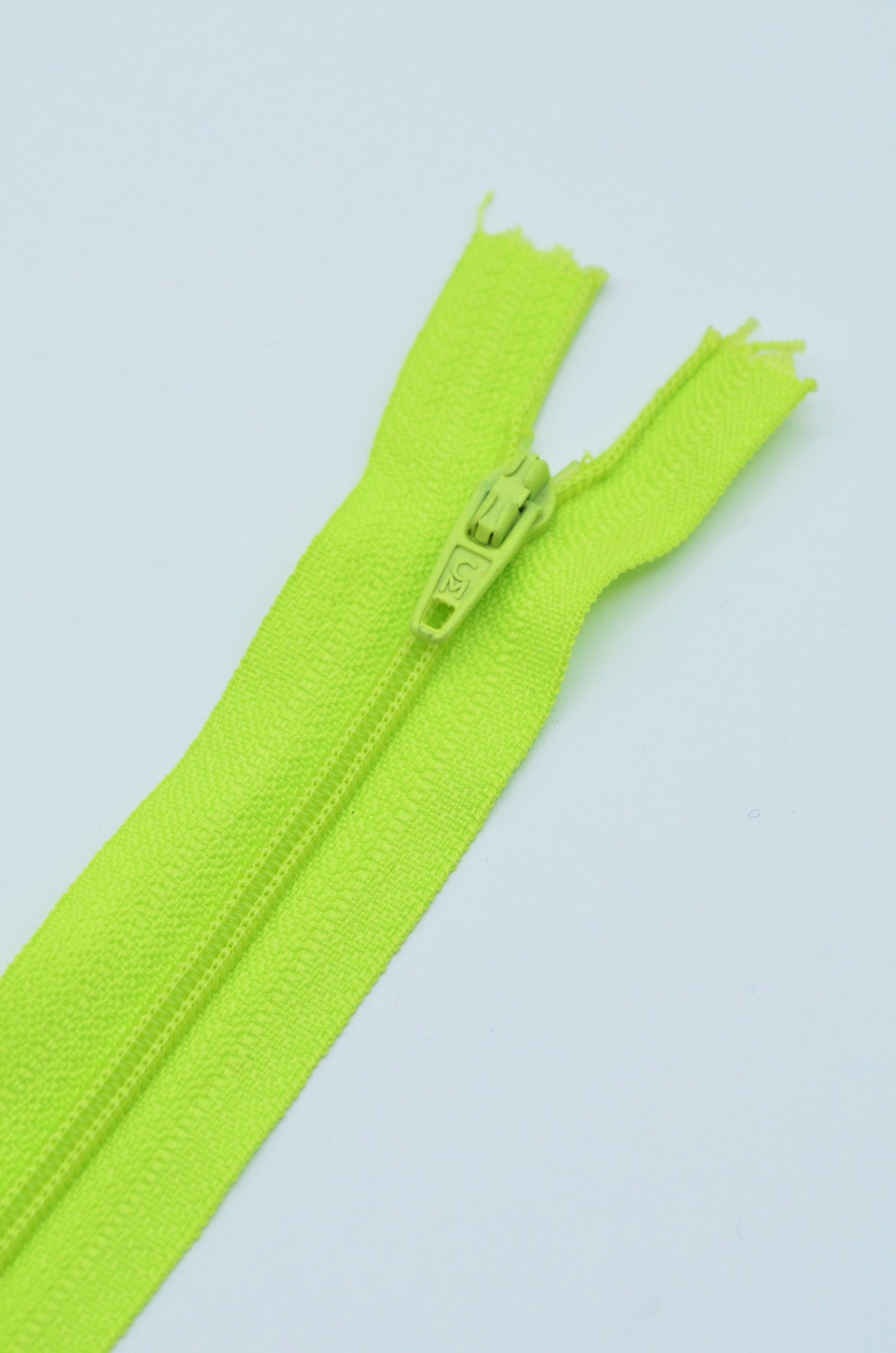 Fermoar De Plastic Fix 3mm, 17cm, Galben Neon