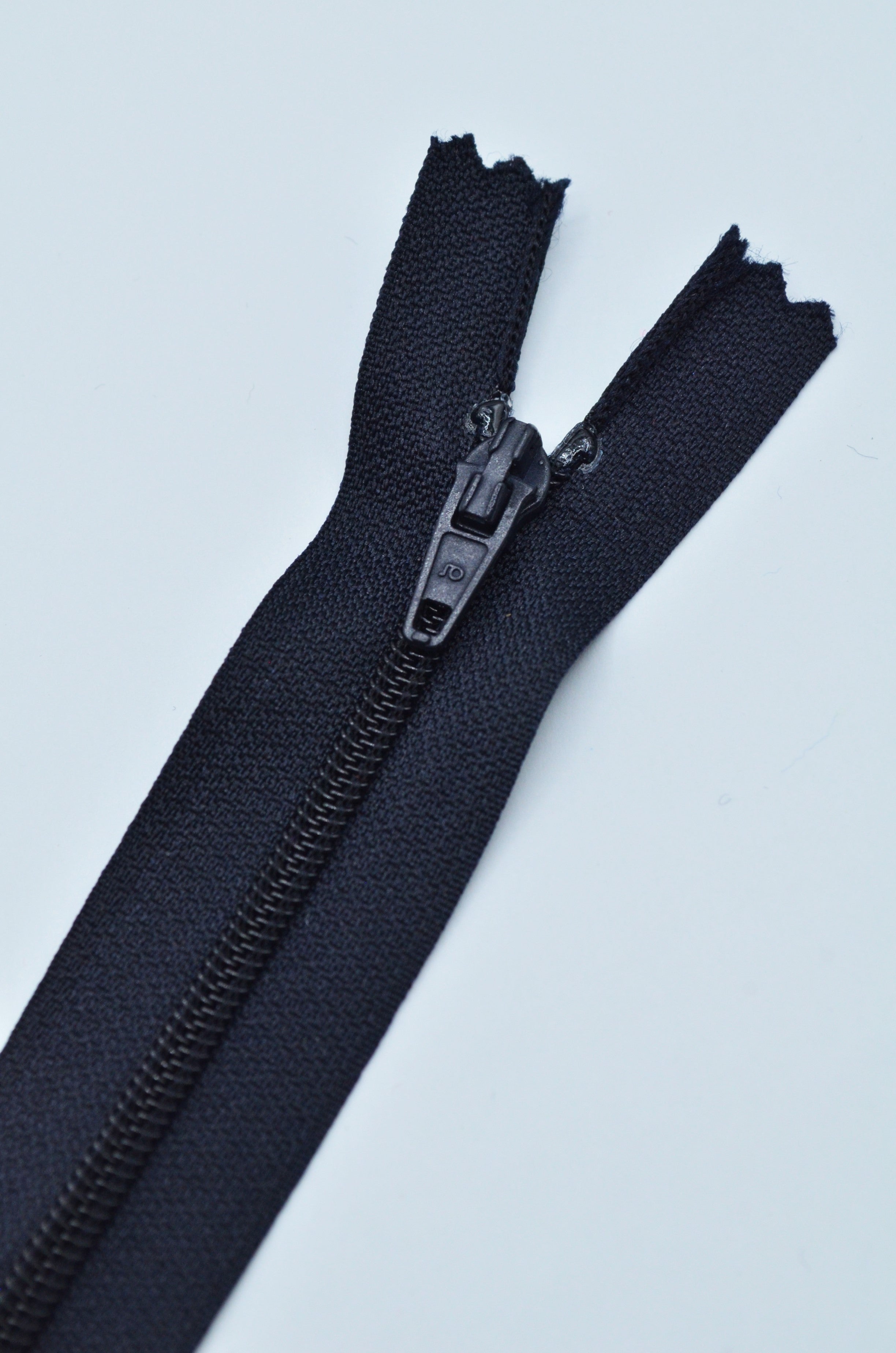 Fermoar De Plastic Fix 3mm, 12cm, Bleumarin