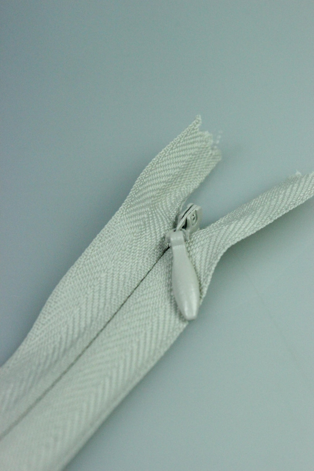 Fermoar Ascuns Pe Panza, 20cm,Gri Deschis