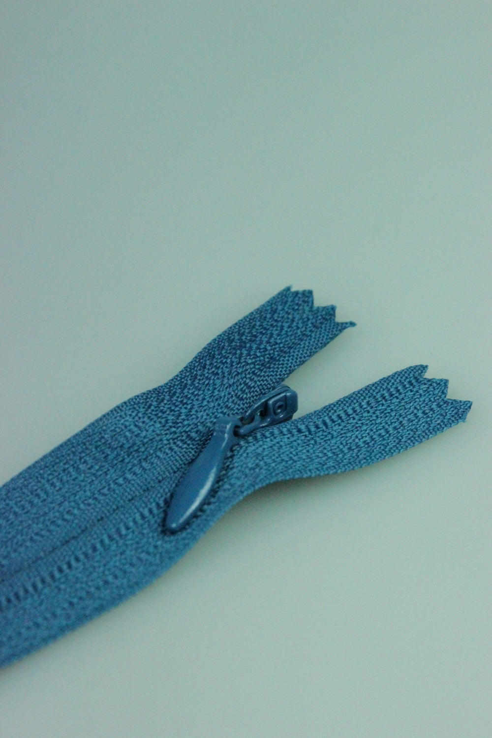 Fermoar Ascuns Pe Panza, 20cm, Albastru
