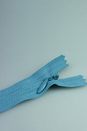 Fermoar Ascuns Pe Panza, 20cm, Albastru
