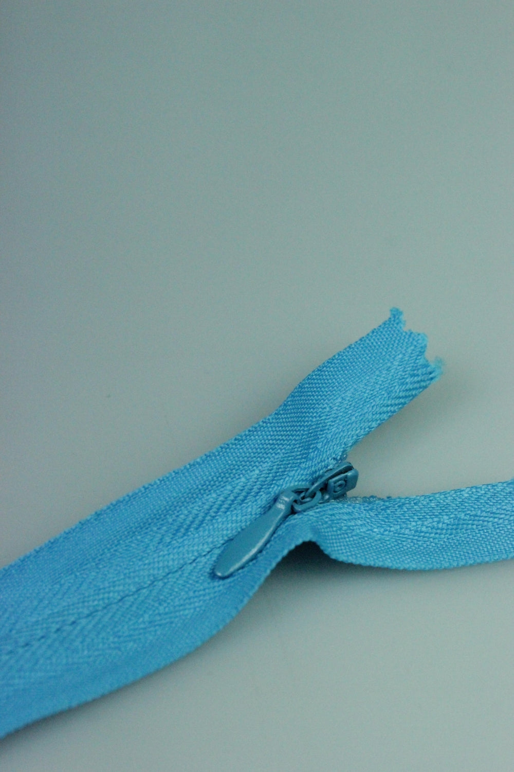 Fermoar Ascuns Pe Panza, 20cm, Albastru