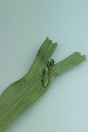 Fermoar Ascuns Pe Panza, 20cm, Olive