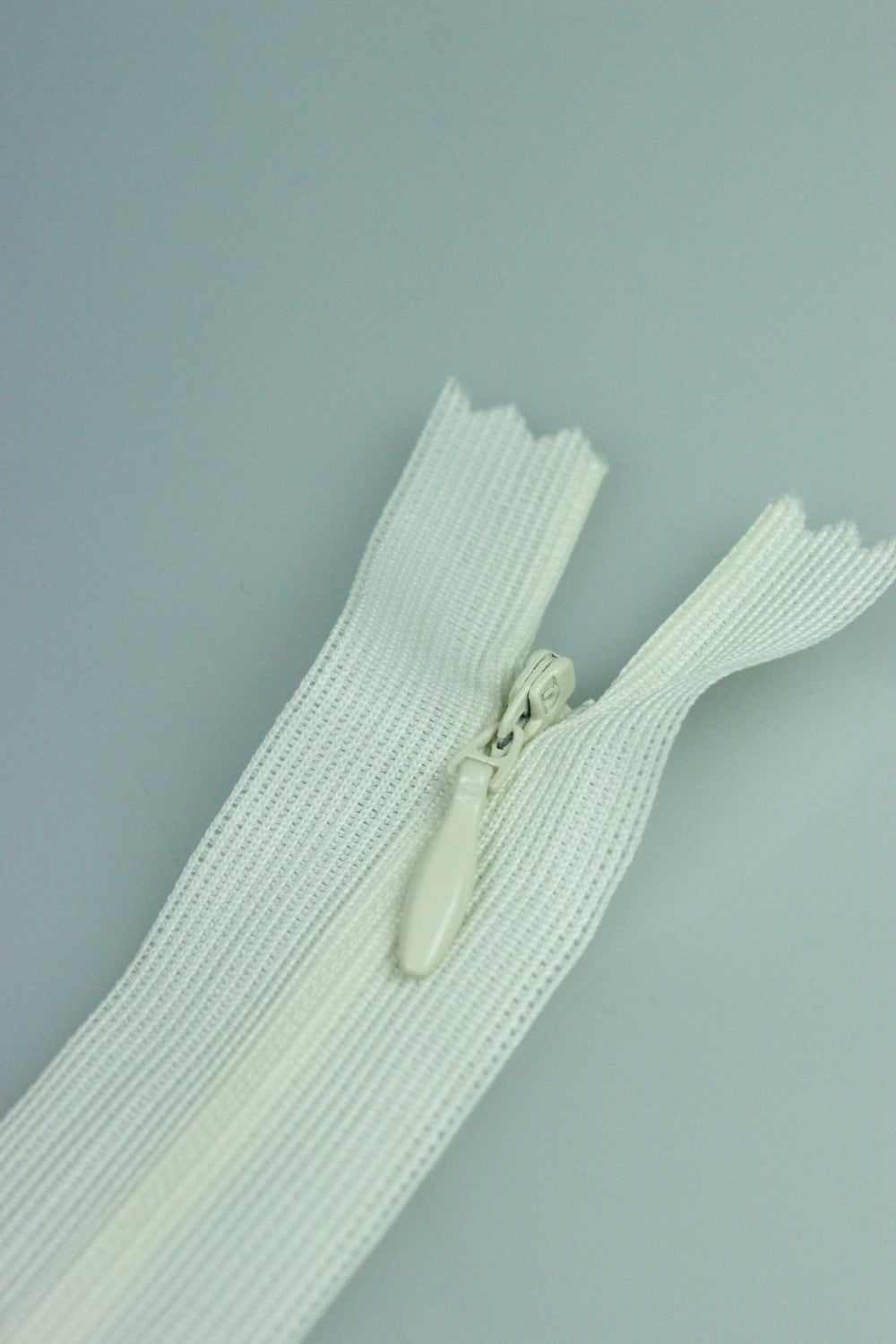 Fermoar Ascuns Pe Relon, 20cm, Crem