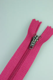 Fermoar De Plastic 16cm, Fucsia (10 Buc)