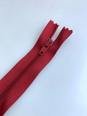 Fermoar De Plastic, 16cm, Grena,