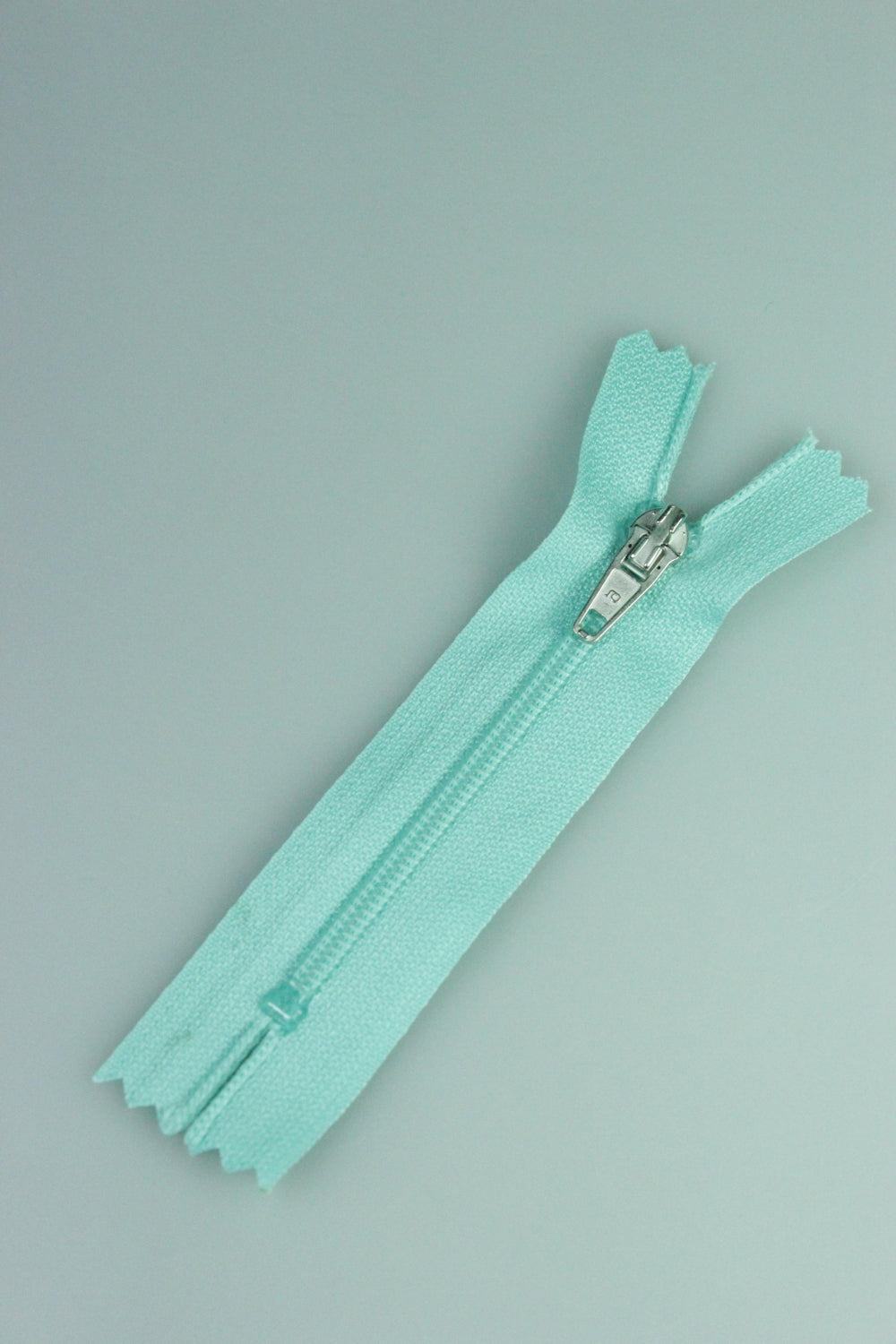 Fermoar De Plastic 8 cm, Turcoaz (10 Buc)