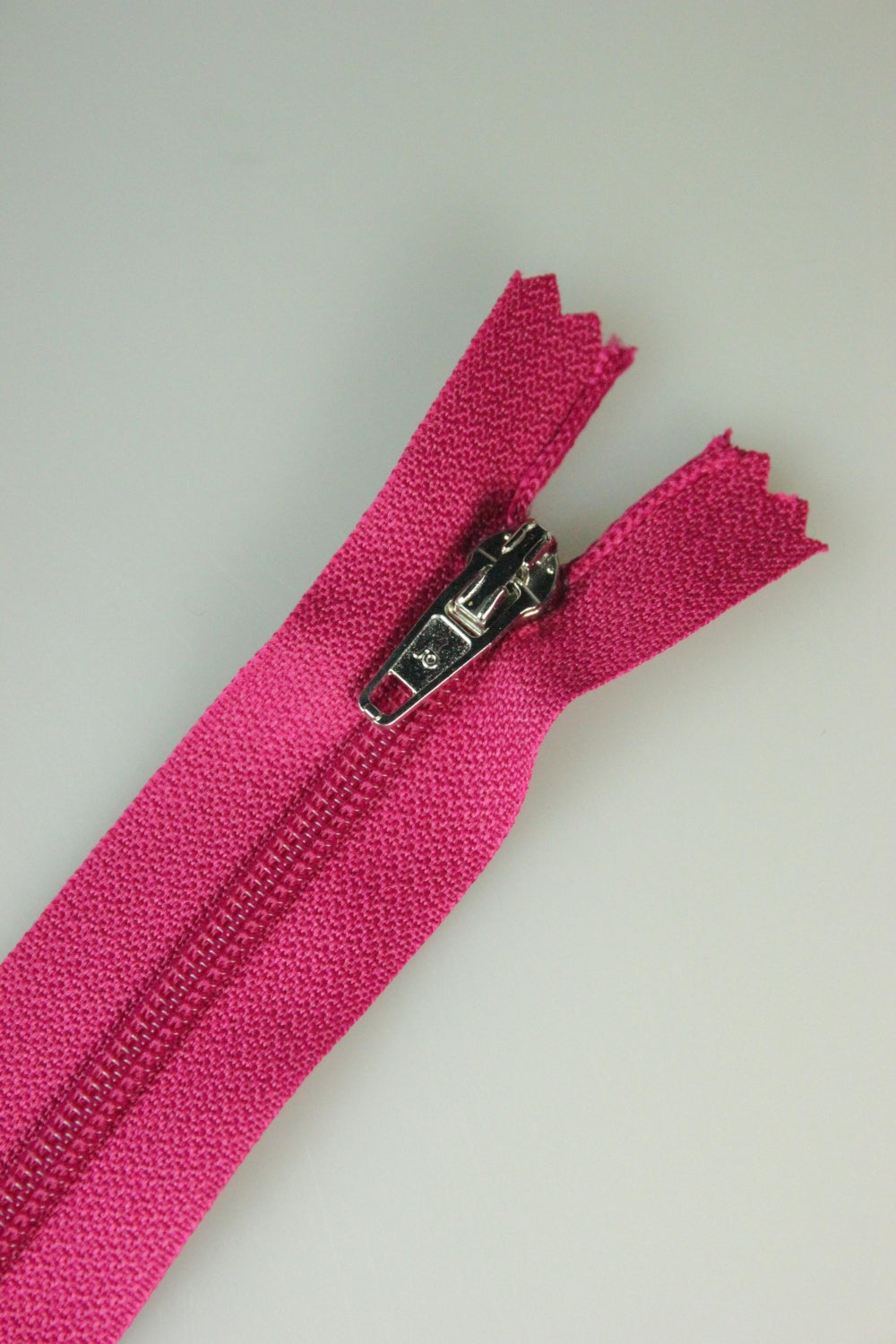 Fermoar De Plastic Fix 3mm, 14cm, Fucsia