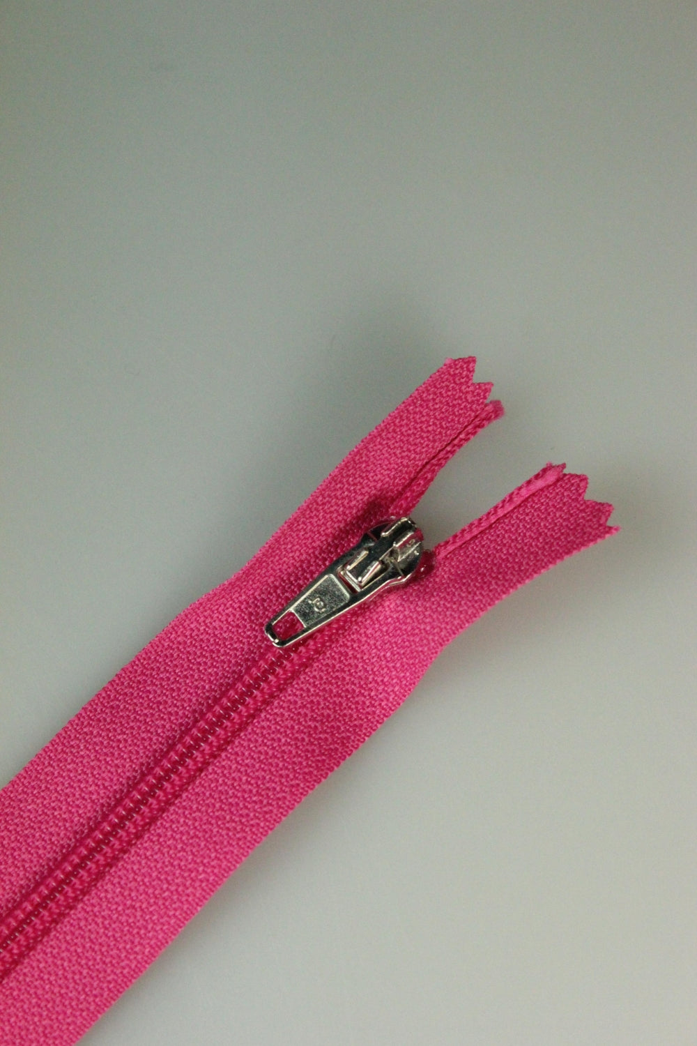 Fermoar De Plastic Fix 3mm, 16cm, Fucsia