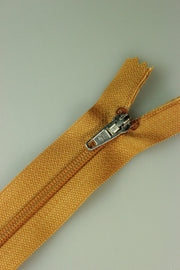 Fermoar De Plastic Fix 3mm, 16cm, Maro Deschis