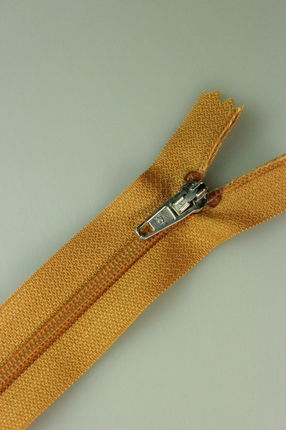 Fermoar De Plastic Fix 3mm, 16cm, Maro Deschis