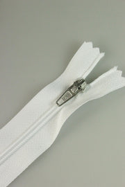 Fermoar De Plastic Fix 3mm, 8cm, Alb