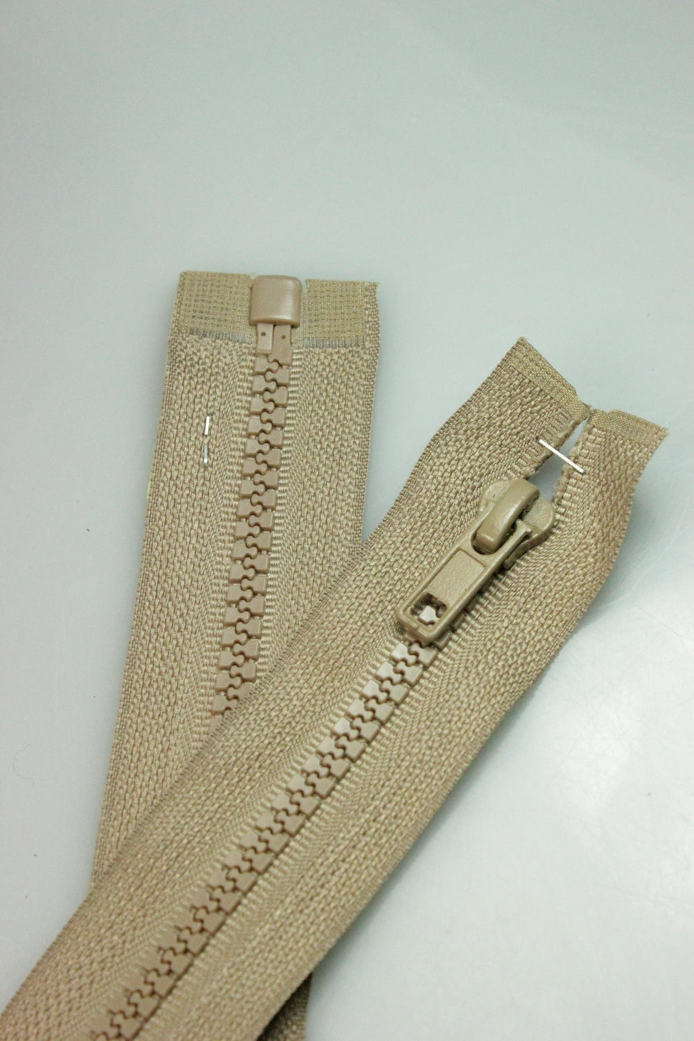 Fermoar Injectat Detasabil,5mm,  Bej