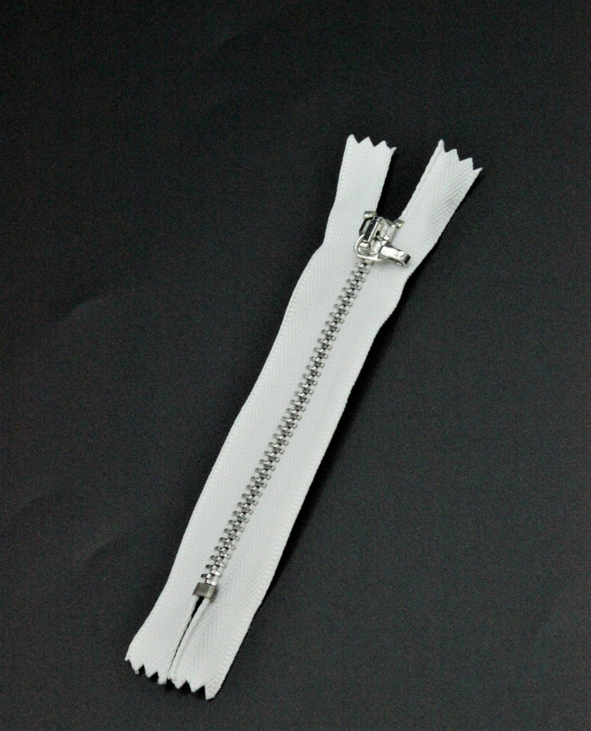 Fermoar Metalic 3mm, 11cm, Alb (Fara Tragator)
