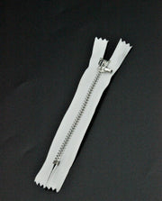 Fermoar Metalic 3mm, 11cm, Alb (Fara Tragator)