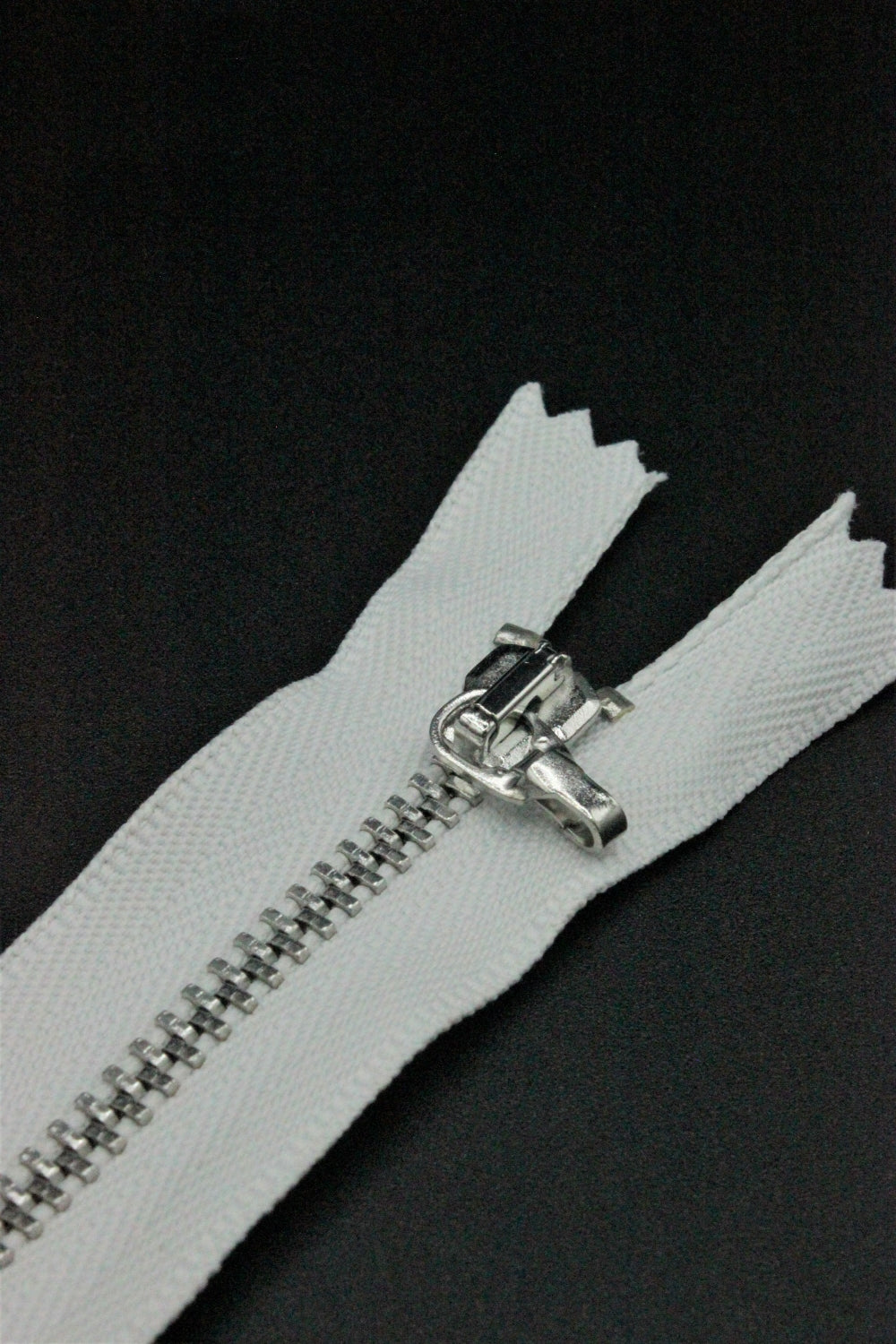 Fermoar Metalic 3mm, 11cm, Alb (Fara Tragator)