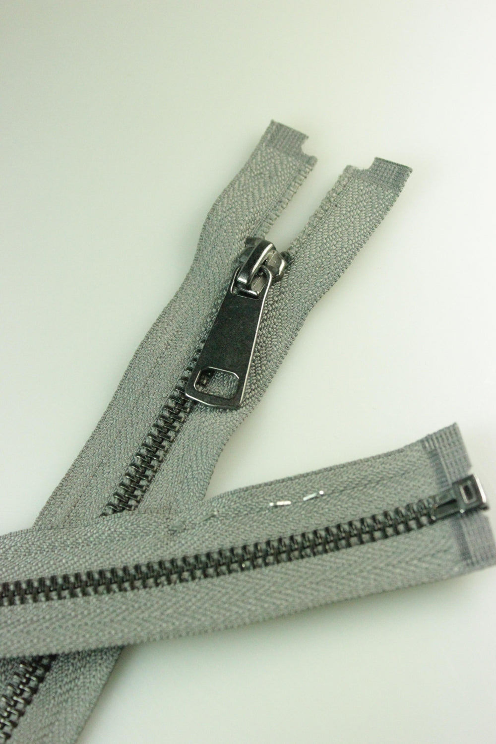 Fermoar Metalic Detasabil, 5mm, Gri , 48cm