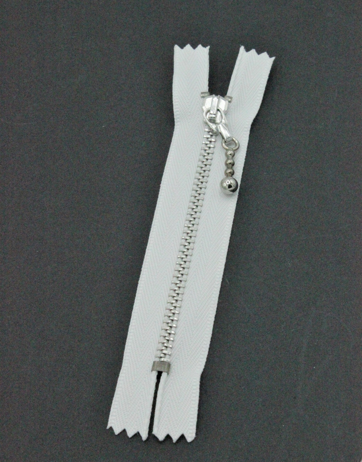 Fermoar Metalic Fix, 11cm, Alb