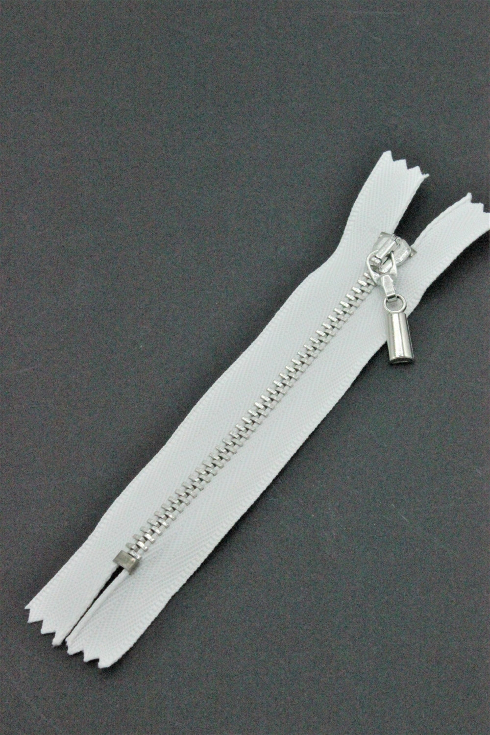 Fermoar Metalic Fix, 11cm, Alb