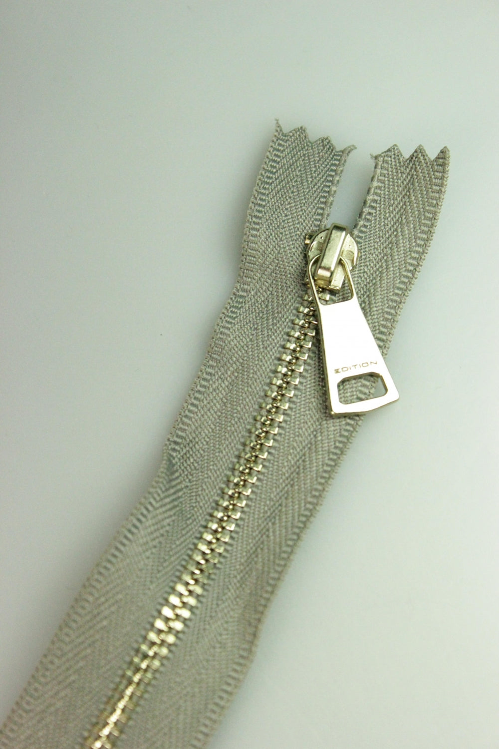 Fermoar Metalic Fix, 17cm, Bej, 3mm