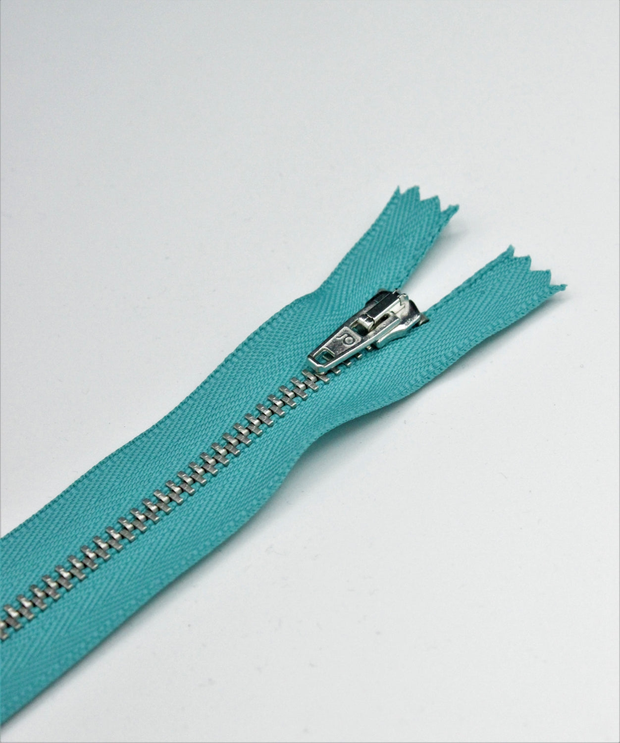 Fermoar Metalic Fix 5mm, 15cm, Turcoaz