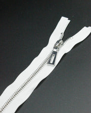 Fermoar Metalic Fix, 5mm, 20cm, Alb