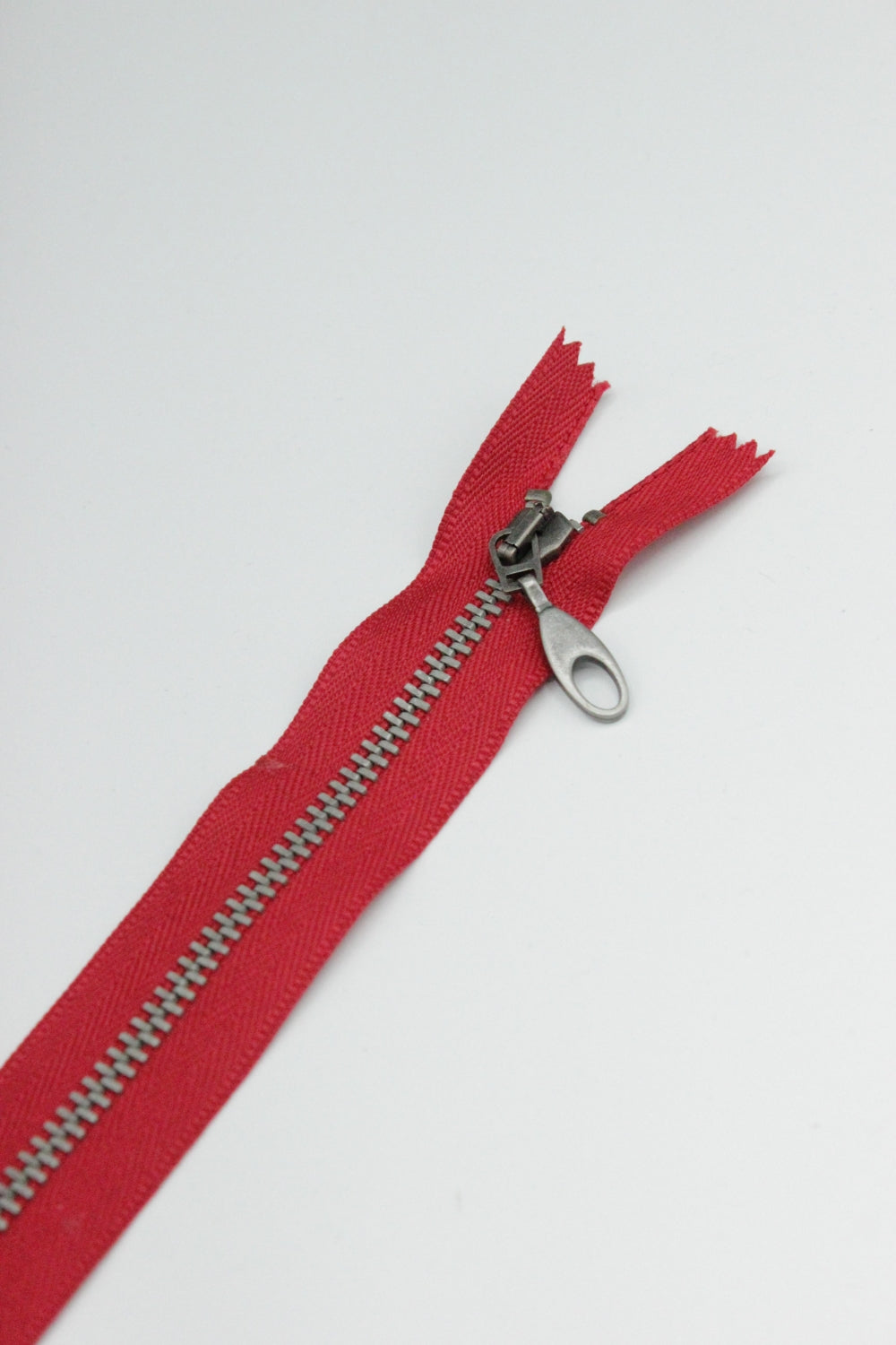 Fermoar Metalic Fix, 5mm, Rosu, 15-20cm