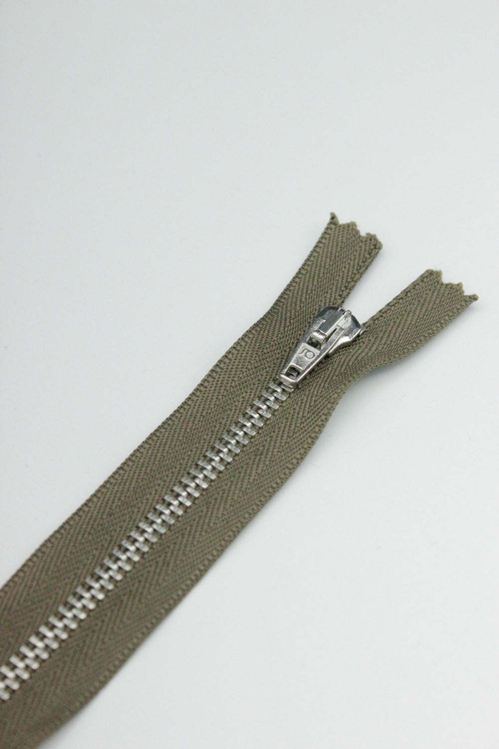 Fermoar Metalic Fix, 5mm,12cm, Bej Kaki