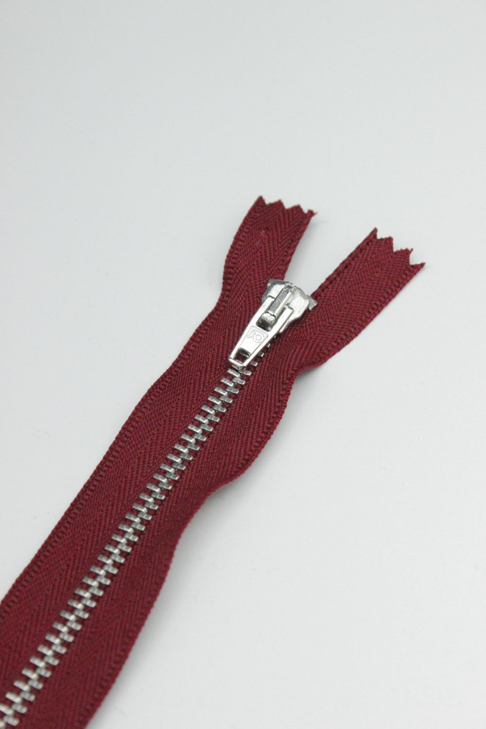 Fermoar Metalic Fix 6mm,18cm, Grena